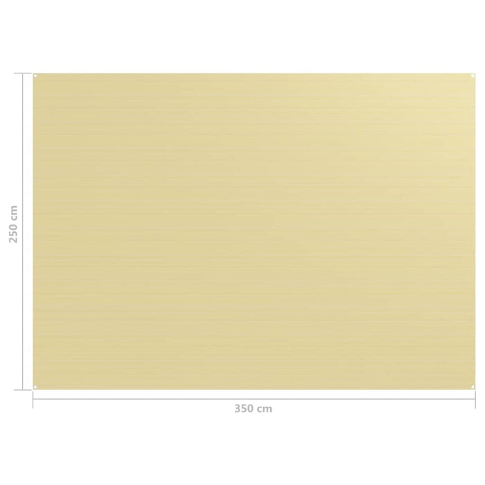 Tappeto da Tenda 250x350 cm Beige 310762