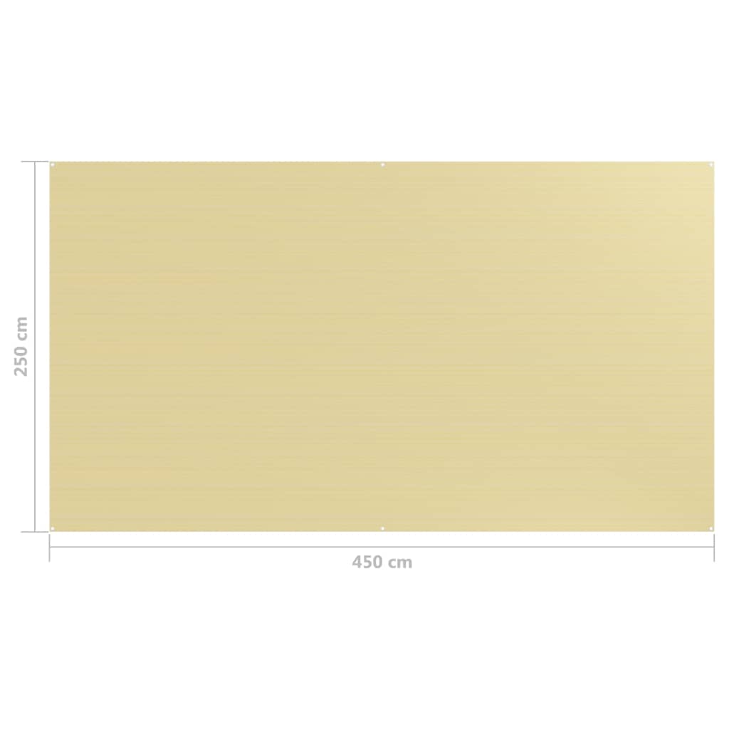 Tappeto da Tenda 250x450 cm Beige cod mxl 68230