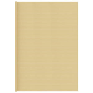 Tappeto da Tenda Beige 400x800 cm HDPE 310775