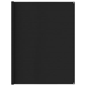 Tappeto da Tenda 250x450 cm Nero 310784