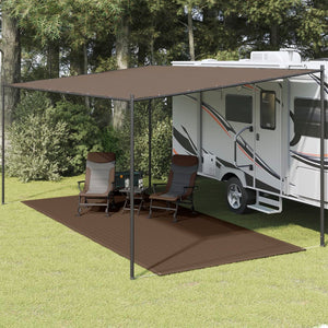 Tappeto da Tenda 250x550 cm Marrone 310806