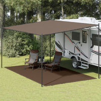 Tappeto da Tenda 300x500 cm Marrone 310809