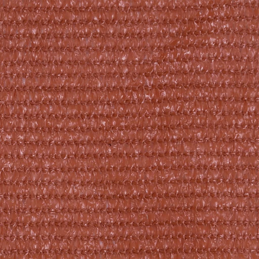 Paravento da Balcone Terracotta 75x500 cm in HDPE 310946