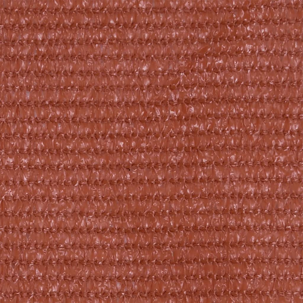 Paravento da Balcone Terracotta 90x400 cm in HDPE 310949