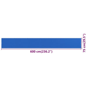 Paravento da Balcone Blu 75x600 cm in HDPE cod mxl 15809