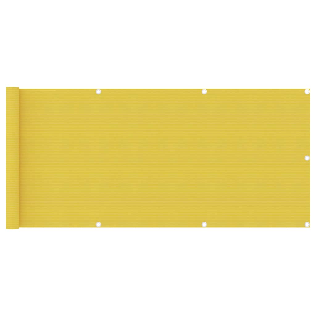 Paravento da Balcone Giallo 75x400 cm in HDPE cod mxl 18391