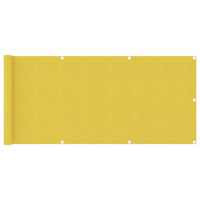 Paravento da Balcone Giallo 75x400 cm in HDPE cod mxl 18391