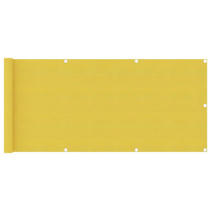 Paravento da Balcone Giallo 75x400 cm in HDPE cod mxl 18391