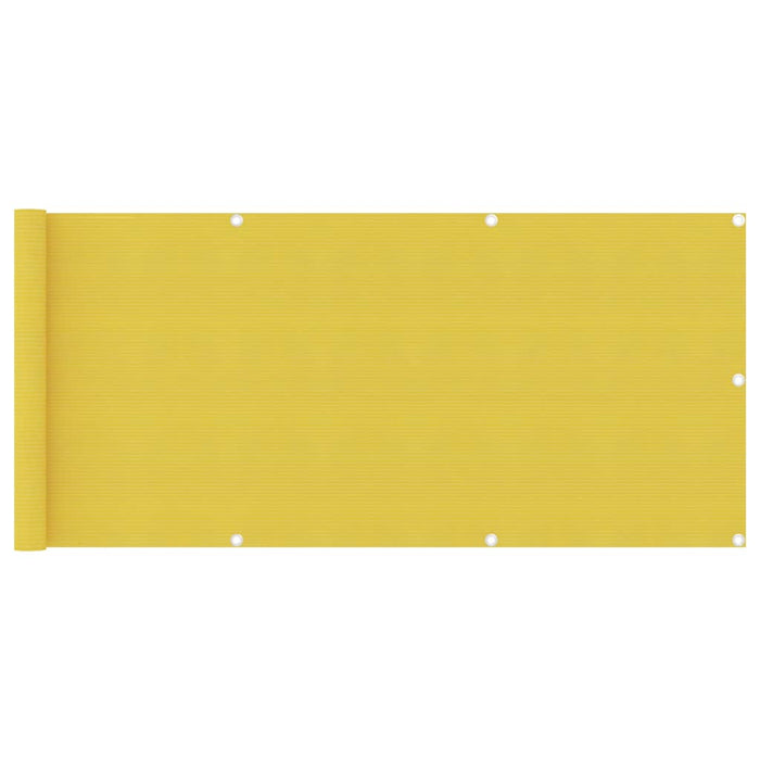 Paravento da Balcone Giallo 75x400 cm in HDPE cod mxl 18391