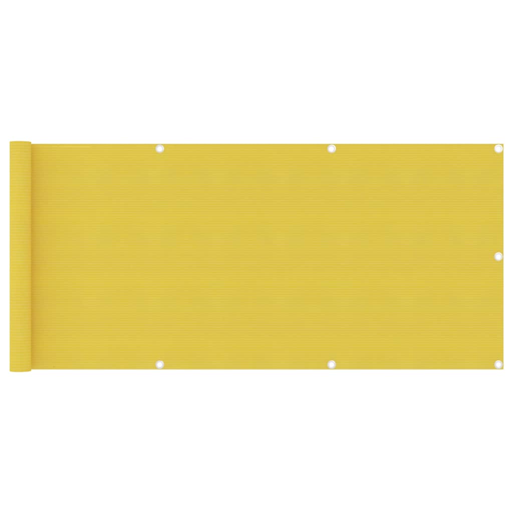 Schermo Frangivista per Balcone Giallo 75x500 cm in HDPE cod mxl 11520