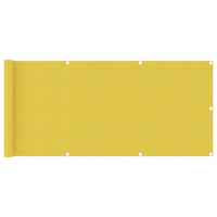 Schermo Frangivista per Balcone Giallo 75x500 cm in HDPE cod mxl 11520