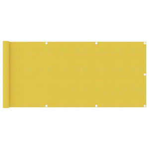 Schermo Frangivista per Balcone Giallo 75x500 cm in HDPE cod mxl 11520