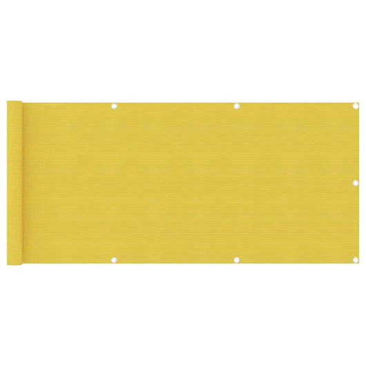 Schermo Frangivista per Balcone Giallo 75x500 cm in HDPE cod mxl 11520