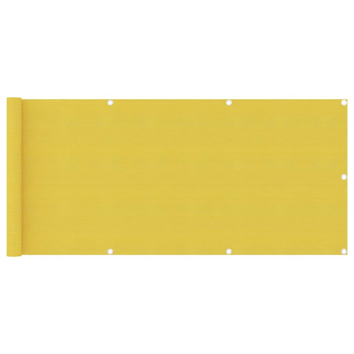 Schermo Frangivista per Balcone Giallo 75x500 cm in HDPE cod mxl 11520