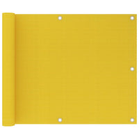 Paravento da Balcone Giallo 75x600 cm in HDPE cod mxl 19209