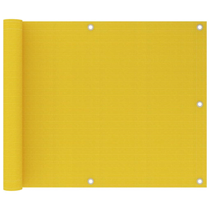 Paravento da Balcone Giallo 75x600 cm in HDPE cod mxl 19209