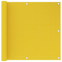 Paravento da Balcone Giallo 90x600 cm in HDPE 310999