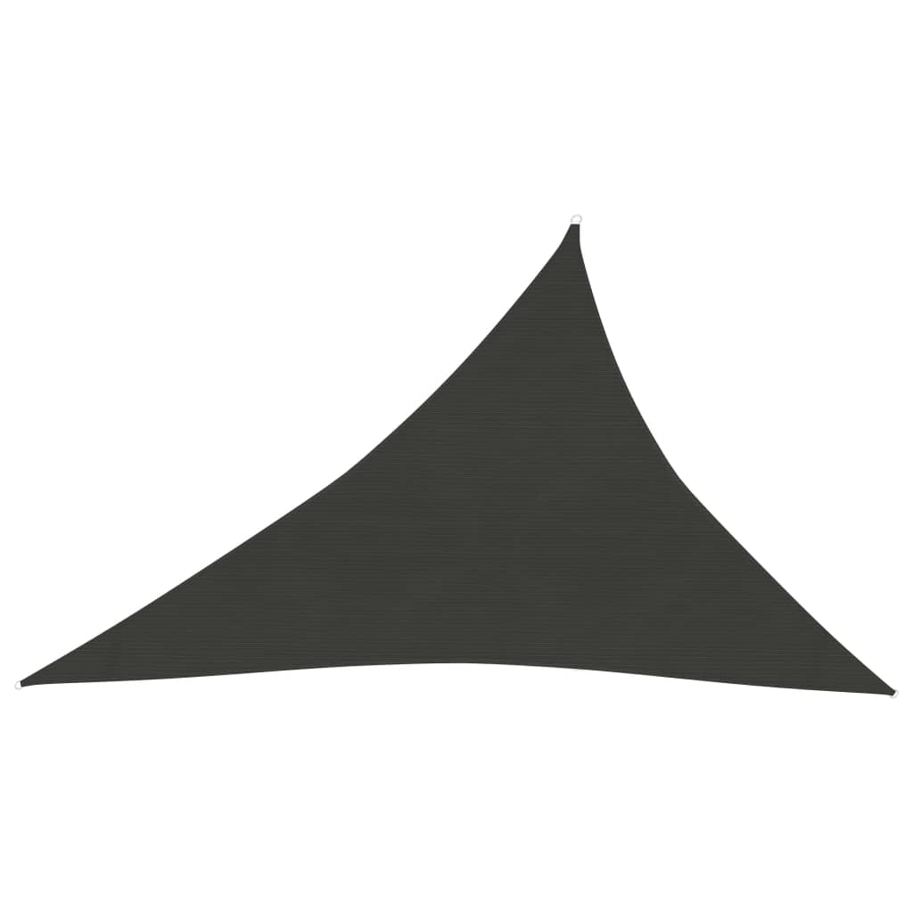 Vela Parasole 160 g/m² Antracite 3x4x5 m in HDPE