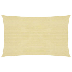 Vela Parasole 160 g/m² Beige 2,5x5 m in HDPE