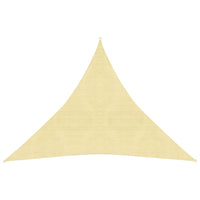 Vela Parasole 160 g/m² Beige 4x4x4 m in HDPE