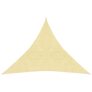 Vela Parasole 160 g/m² Beige 4x4x4 m in HDPE