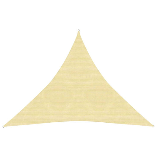 Vela Parasole 160 g/m² Beige 4x4x4 m in HDPE