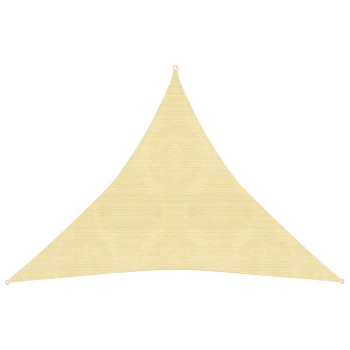 Vela Parasole 160 g/m² Beige 4x4x4 m in HDPE