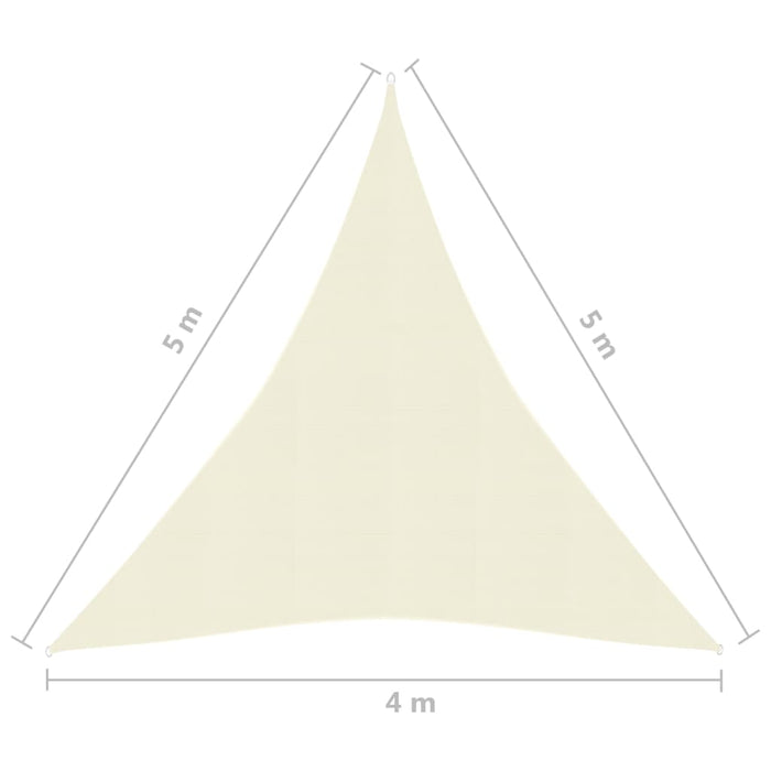 Vela Parasole 160 g/m² Crema 4x5x5 m in HDPE