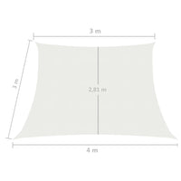 Vela Parasole 160 g/m² Bianca 3/4x3 m in HDPE 311269