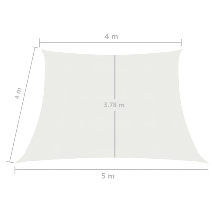 Vela Parasole 160 g/m² Bianca 4/5x4 m in HDPE 311271