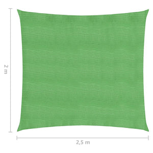 Vela Parasole 160 g/m² Verde Chiaro 2x2,5 m in HDPE cod mxl 21892