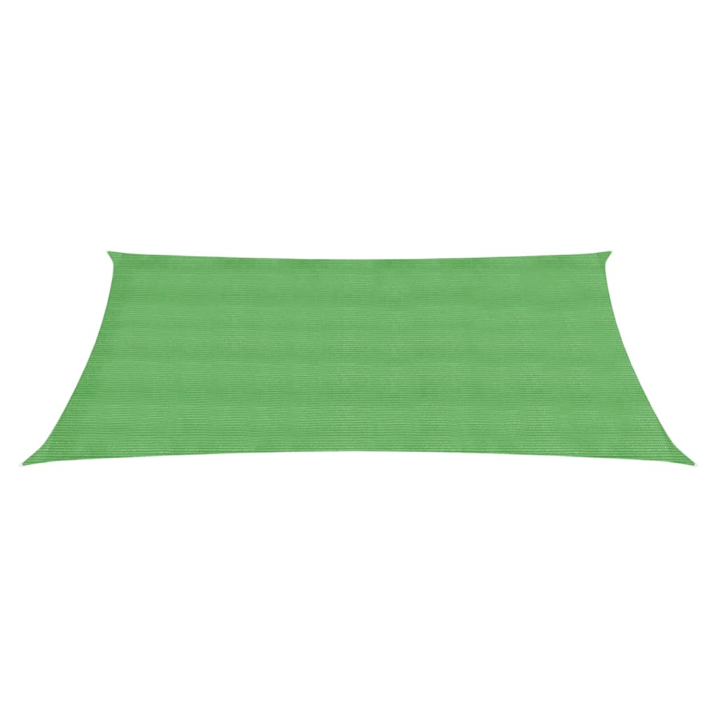 Vela Parasole 160 g/m² Rettangolare Verde Chiaro 2,5x5 m HDPE 311291