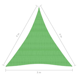 Vela Parasole 160 g/m² Verde Chiaro 3x4x4 m in HDPE 311310