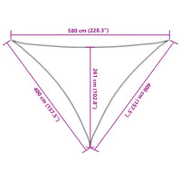 Vela Parasole 160 g/m² Verde Chiaro 4x4x5,8 m in HDPE 311314