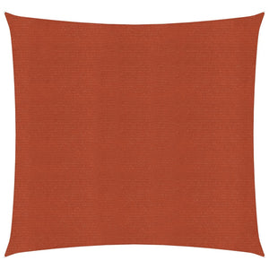 Vela Parasole 160 g/m² Quadrata Terracotta 2,5x2,5 m in HDPE 311328