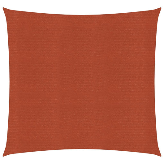 Vela Parasole 160 g/m² Quadrata Terracotta 2,5x2,5 m in HDPE 311328