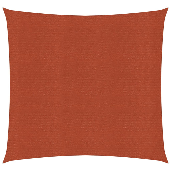 Vela Parasole 160 g/m² Quadrata Terracotta 2,5x2,5 m in HDPE 311328