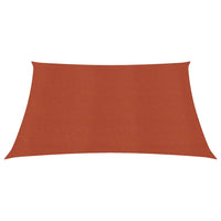 Vela Parasole 160 g/m² Quadrata Terracotta 2,5x2,5 m in HDPE 311328