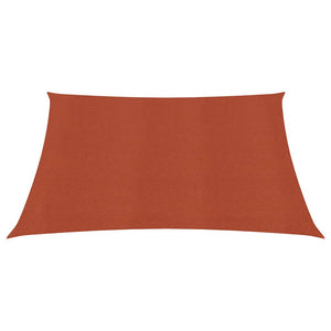 Vela Parasole 160 g/m² Quadrata Terracotta 2,5x2,5 m in HDPE 311328