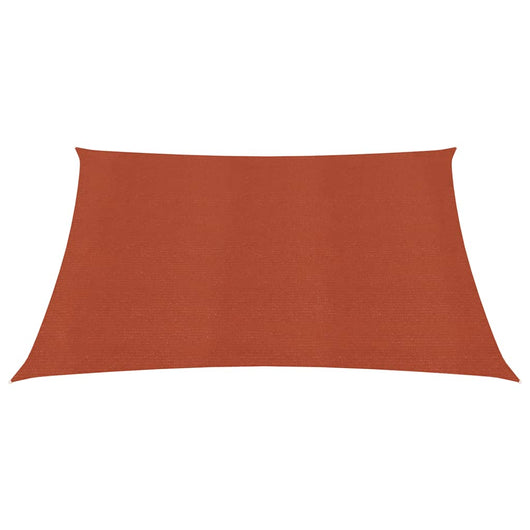 Vela Parasole 160 g/m² Quadrata Terracotta 2,5x2,5 m in HDPE 311328