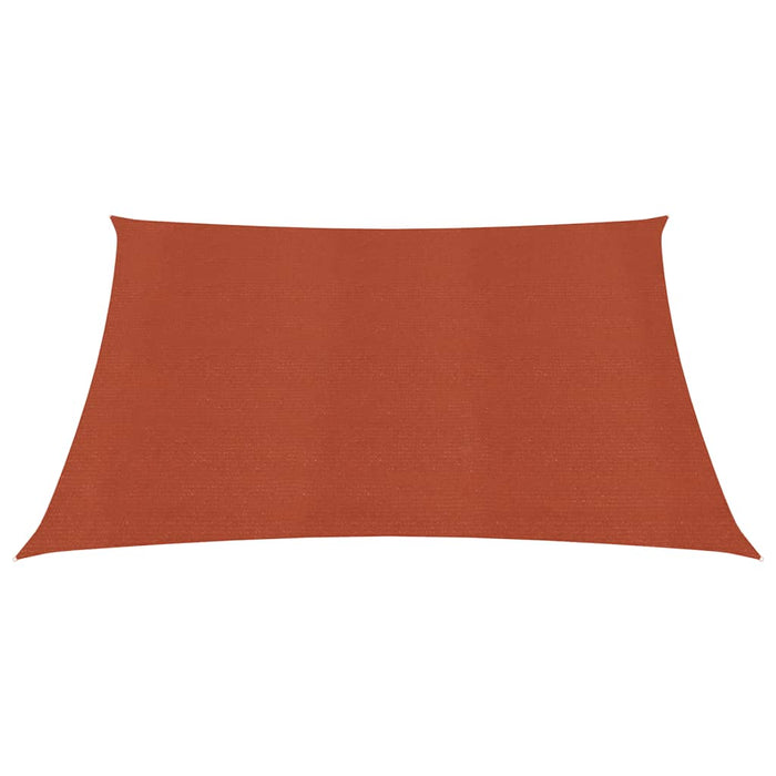 Vela Parasole 160 g/m² Quadrata Terracotta 2,5x2,5 m in HDPE 311328