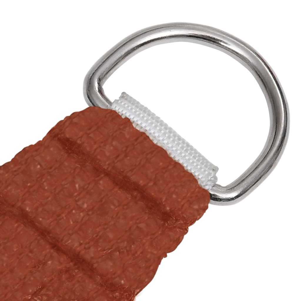 Vela Parasole 160 g/m² Quadrata Terracotta 2,5x2,5 m in HDPE 311328