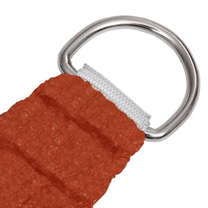 Vela Parasole 160 g/m² Quadrata Terracotta 2,5x2,5 m in HDPE 311328