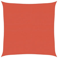 Vela Parasole 160 g/m² Quadrata Terracotta 4,5x4,5 m in HDPE 311332