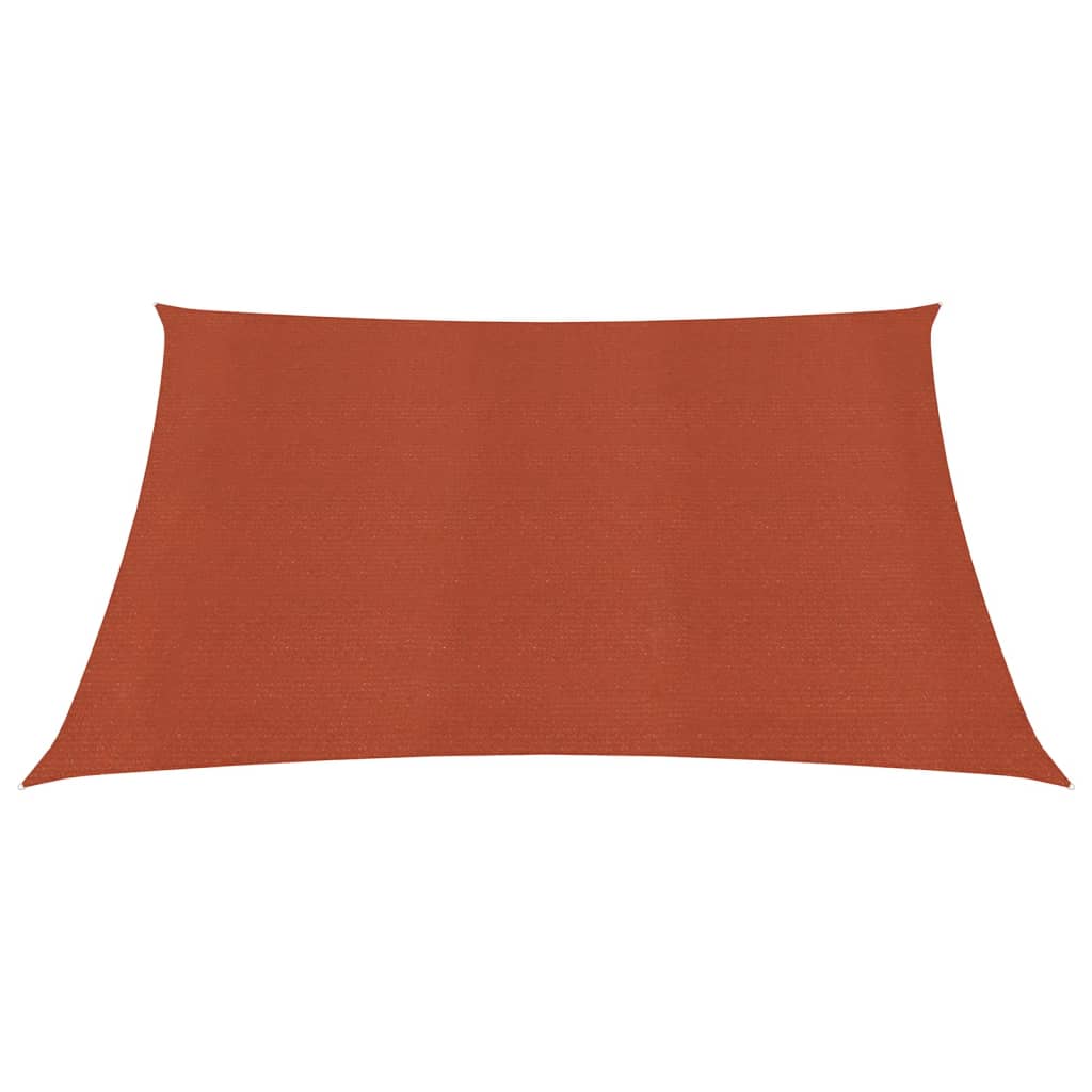 Vela Parasole 160 g/m² Quadrata Terracotta 4,5x4,5 m in HDPE 311332