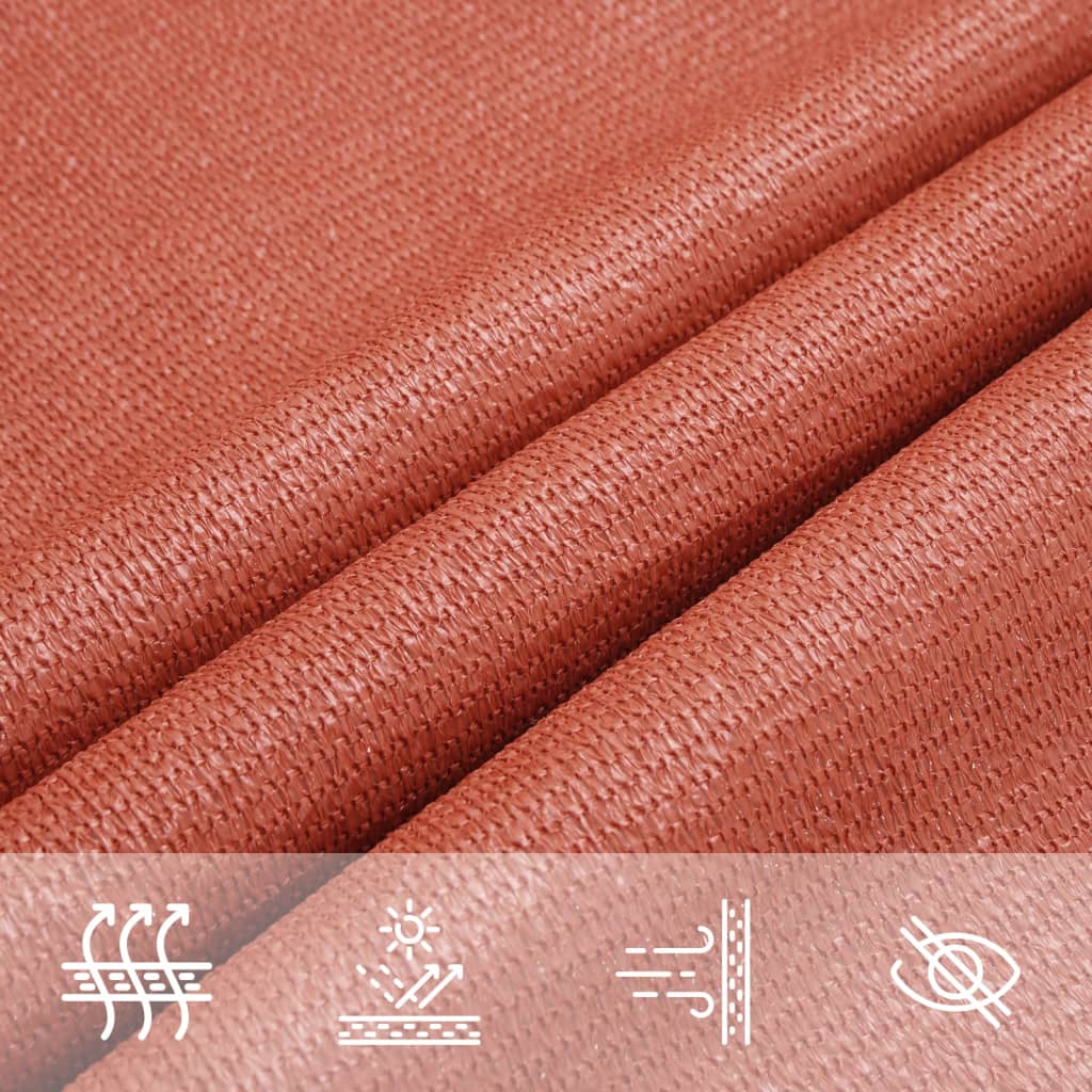 Vela Parasole 160 g/m² Terracotta 6x6 m in HDPE 311334