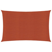 Vela Parasole 160 g/m² Terracotta 3x4,5 m in HDPE