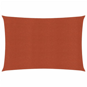 Vela Parasole 160 g/m² Rettangolare Terracotta 3,5x4,5 m HDPE 311351