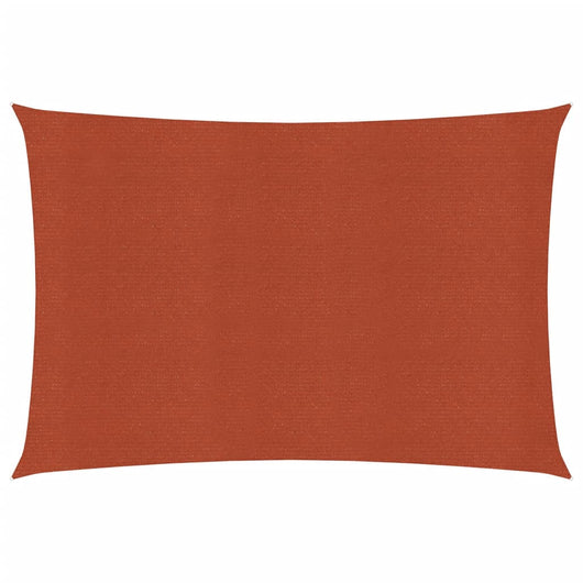 Vela Parasole 160 g/m² Rettangolare Terracotta 3,5x4,5 m HDPE 311351