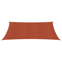 Vela Parasole 160 g/m² Rettangolare Terracotta 3,5x4,5 m HDPE 311351